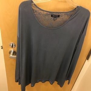 Soft & Sexy navy blue long sleeve shirt
